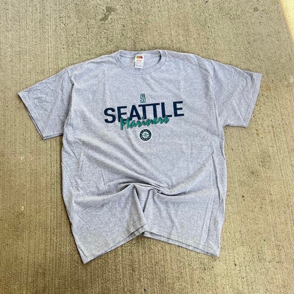 Seattle Mariners Gray Short Sleeve Tee
